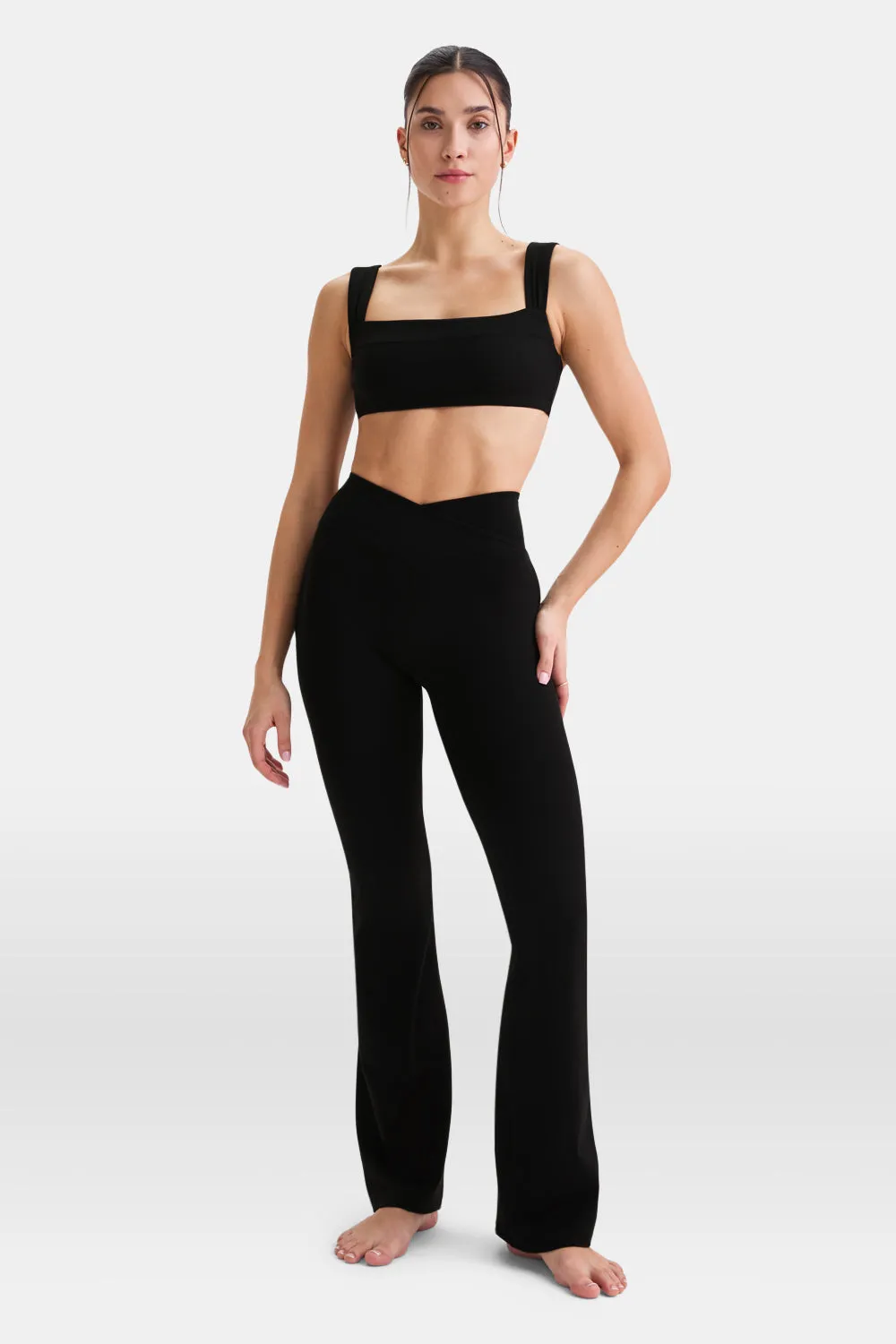 DayFlex Ruched Bandeau Sports Bra - Shadow Black sold by TALA product image thumbnail 4