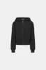 Cocoon Zip Through Hoodie - Black sold by TALA