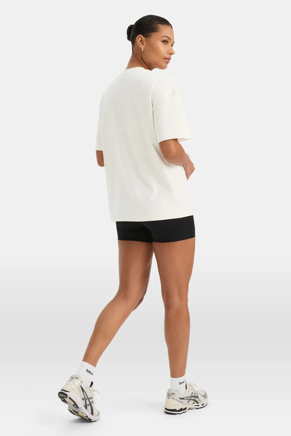 TALA Active Logo Tee - Ivory sold by TALA product image thumbnail 4