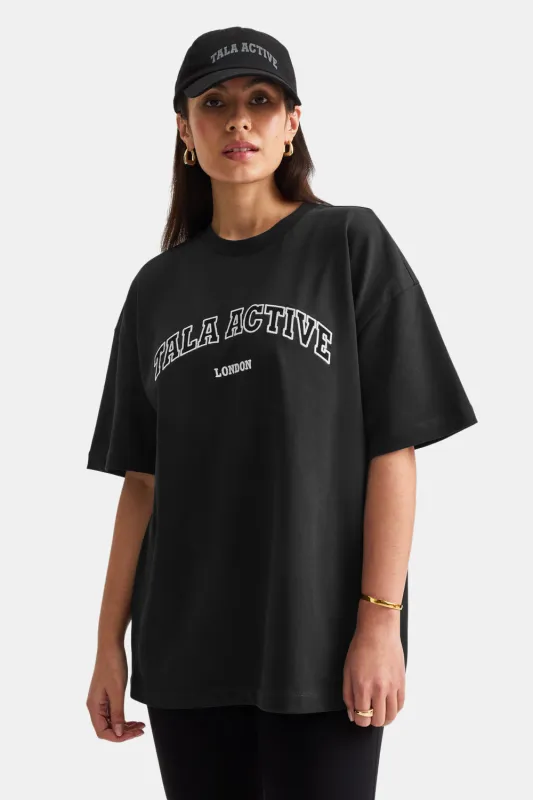 TALA Active Applique Tee - Vintage Black sold by TALA