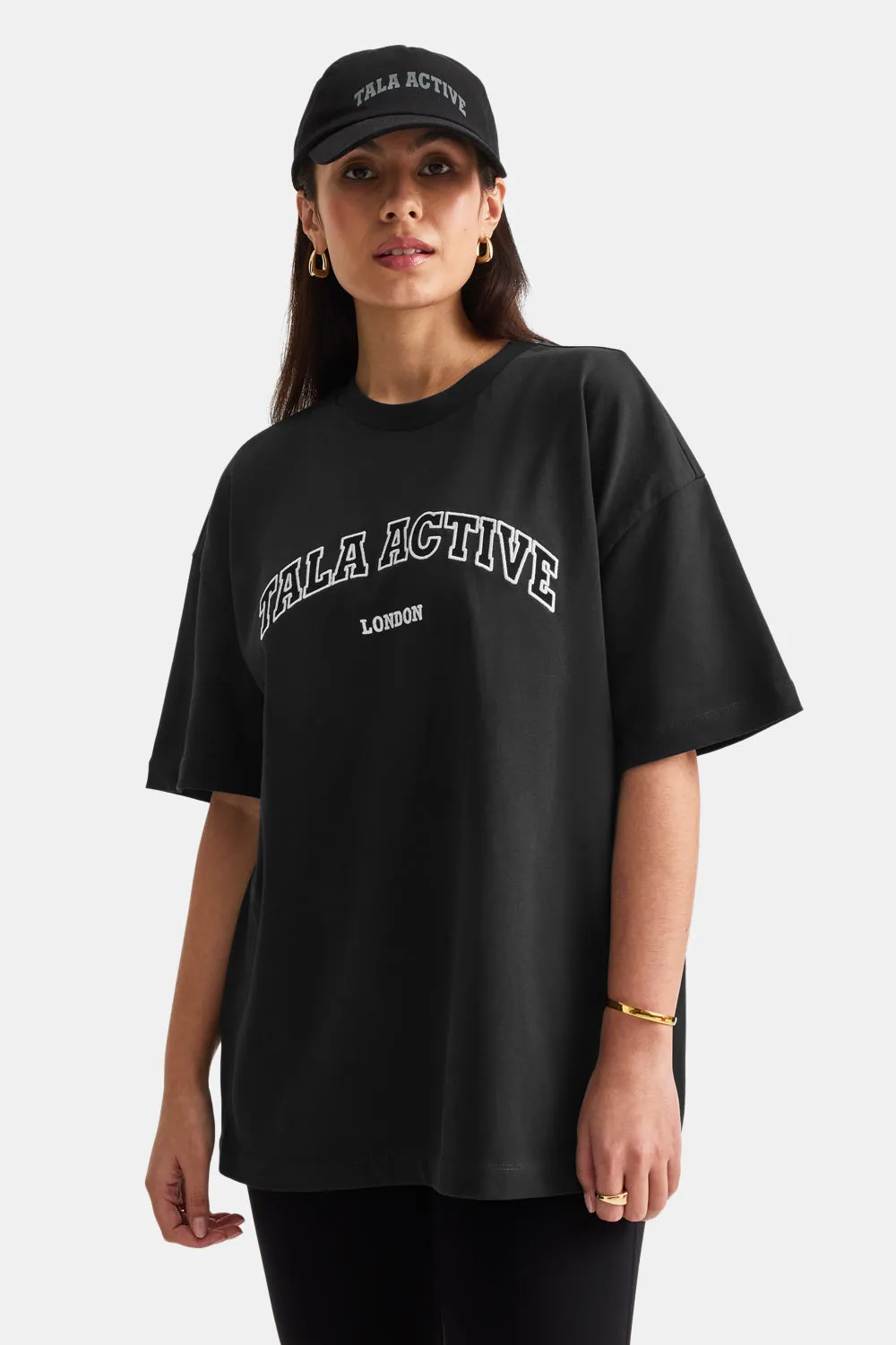 TALA Active Applique Tee - Vintage Black sold by TALA