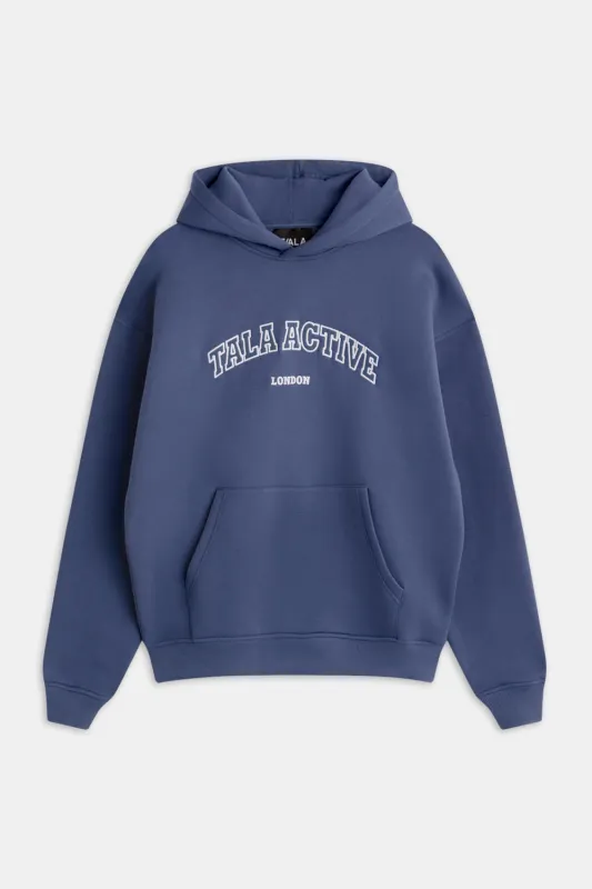 TALA Active Applique Hoodie - Vintage Blue sold by TALA