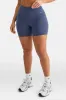 SkinLuxe High V-Waisted Shorts - Vintage Blue sold by TALA