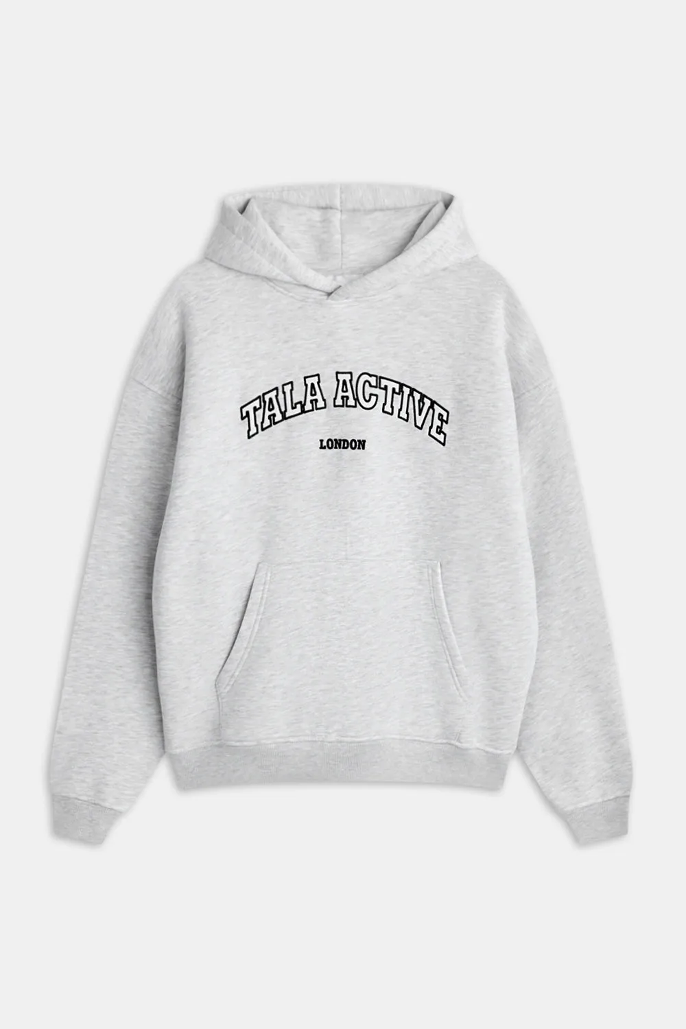 TALA Active Applique Hoodie - Grey Marl sold by TALA product image thumbnail 2