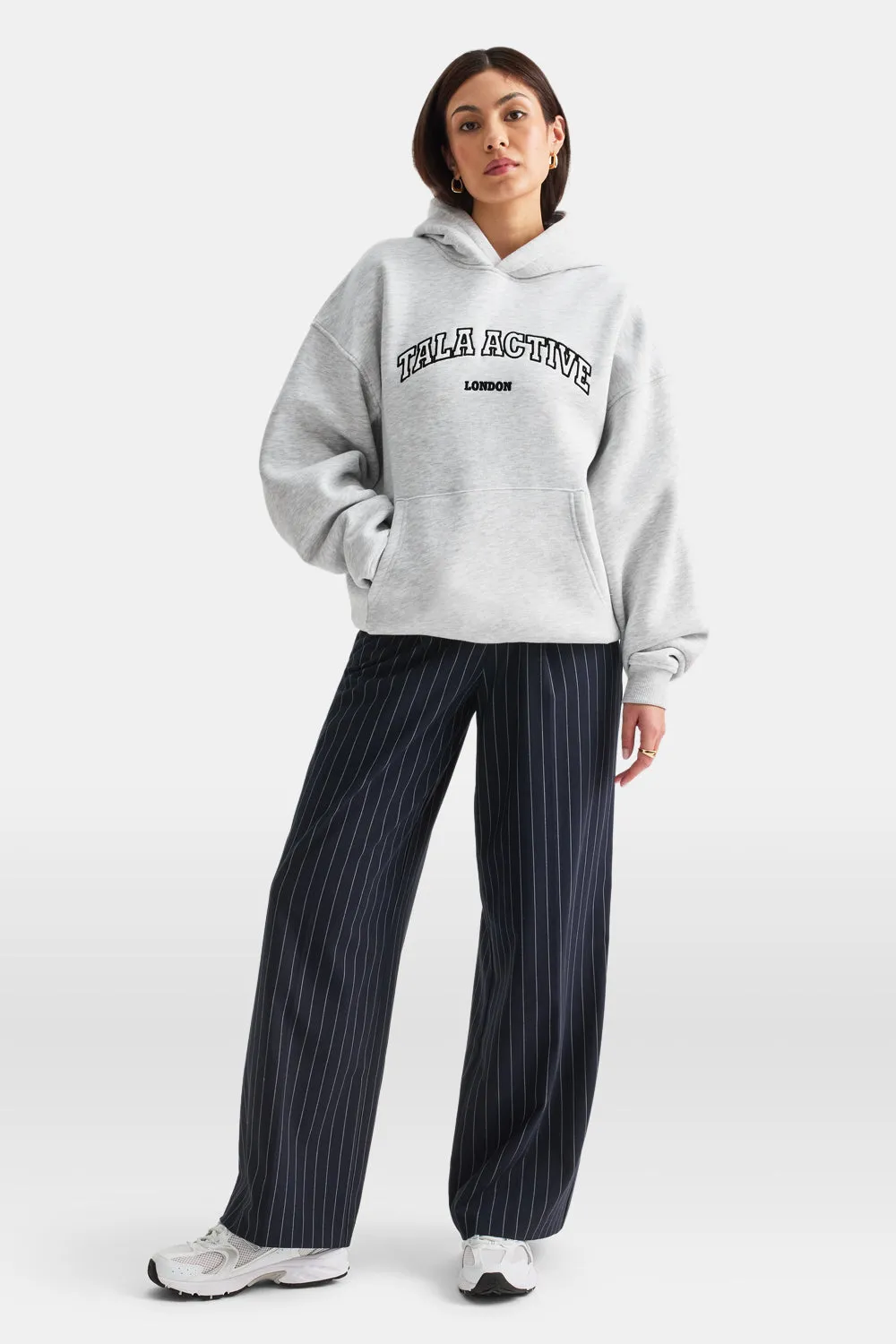 TALA Active Applique Hoodie - Grey Marl sold by TALA product image thumbnail 3