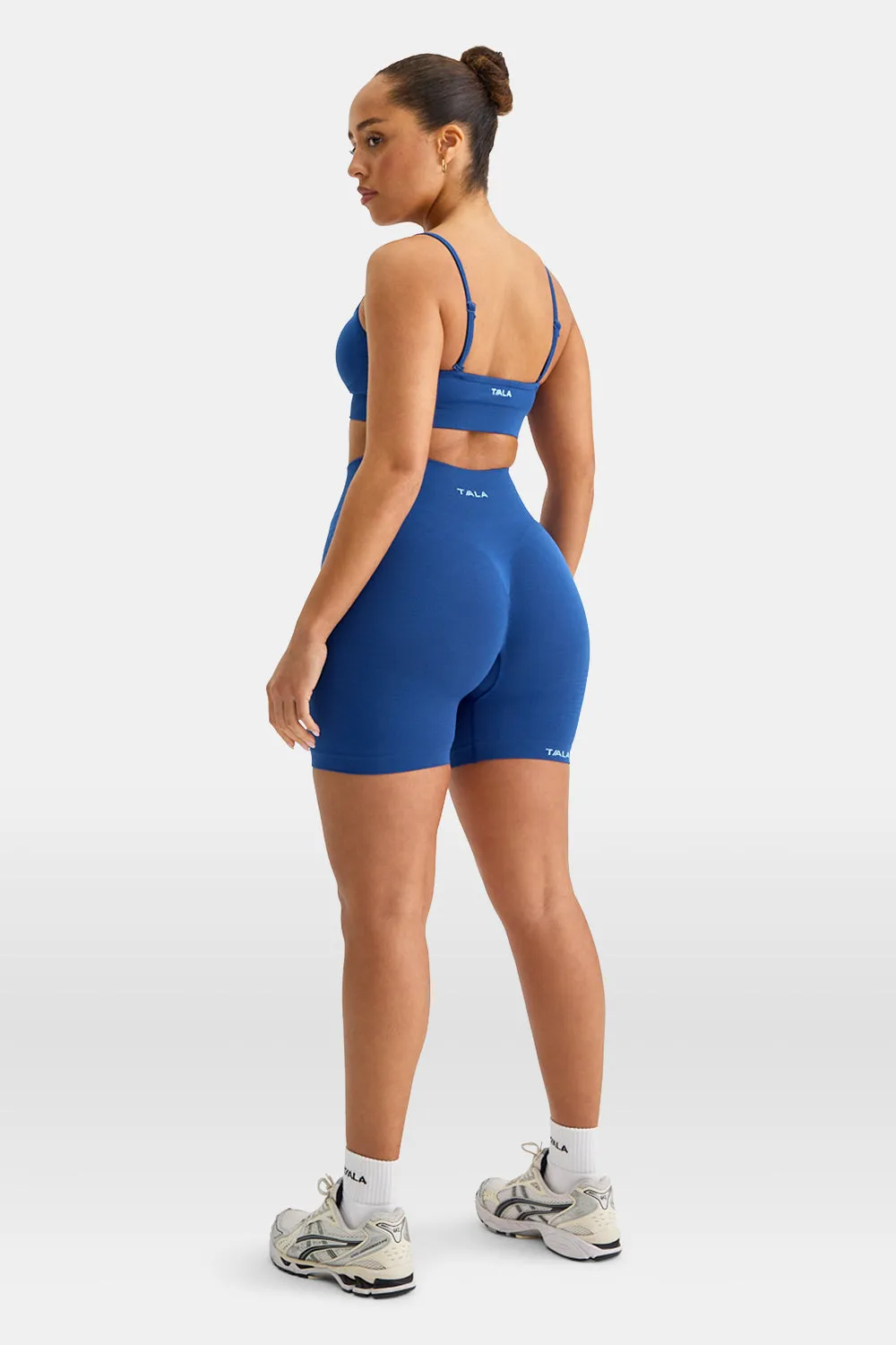 Sculpt Seamless Scrunch Shorts - Cobalt Blue sold by TALA product image thumbnail 4