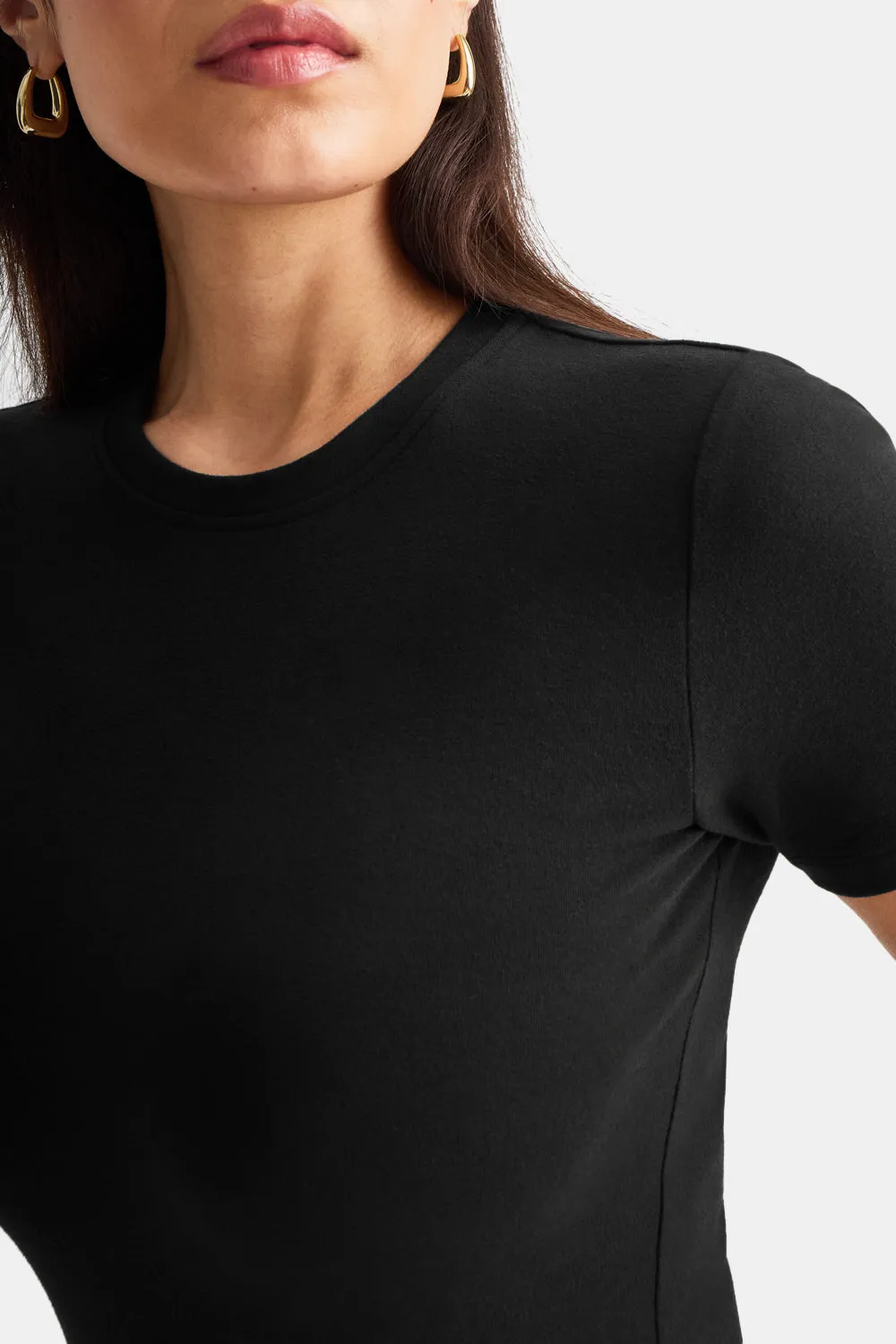365 Core Cotton Short Sleeve T-Shirt - Black sold by TALA product image thumbnail 5