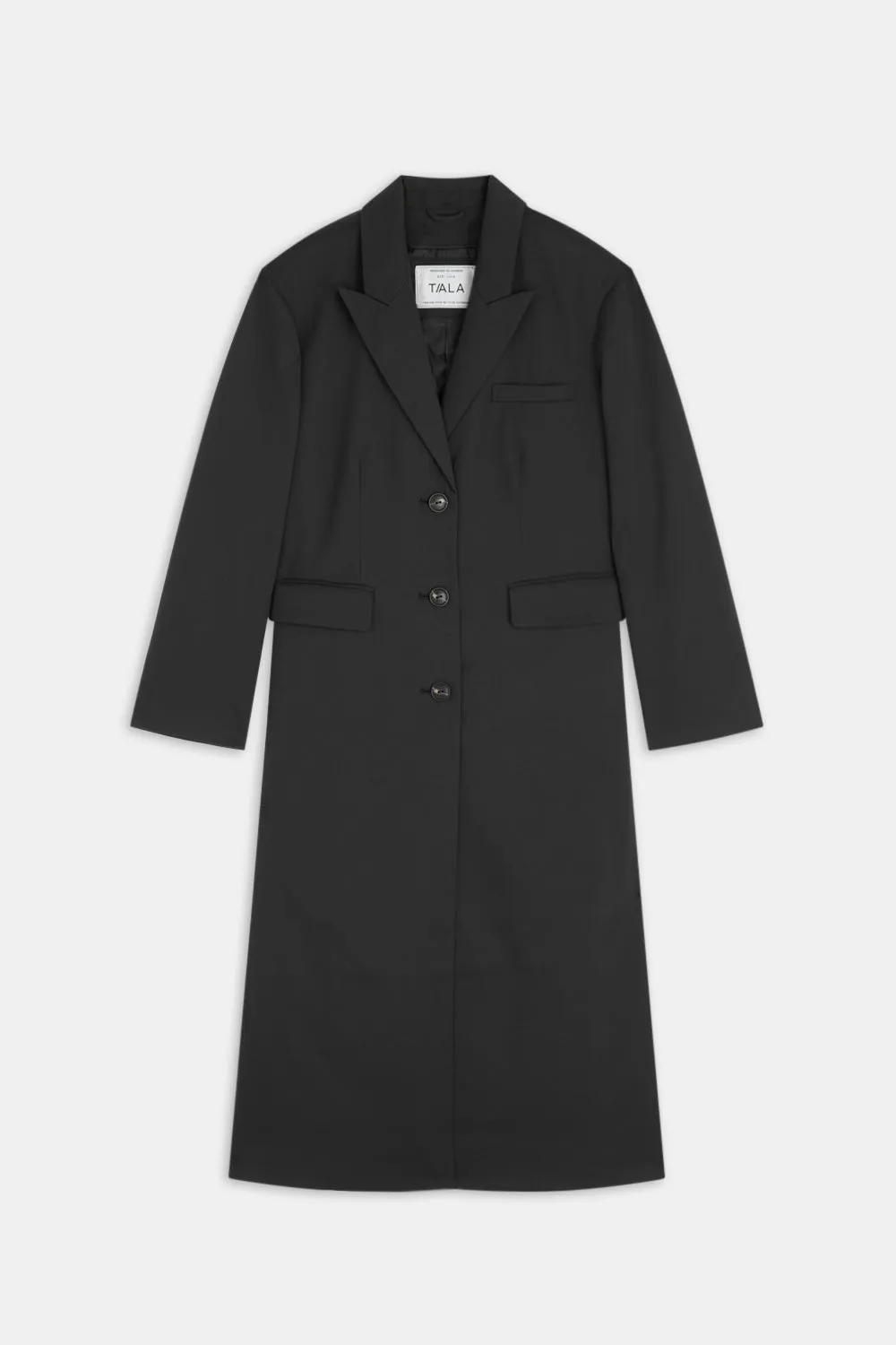 Longline Blazer Coat - Black sold by TALA product image thumbnail 2