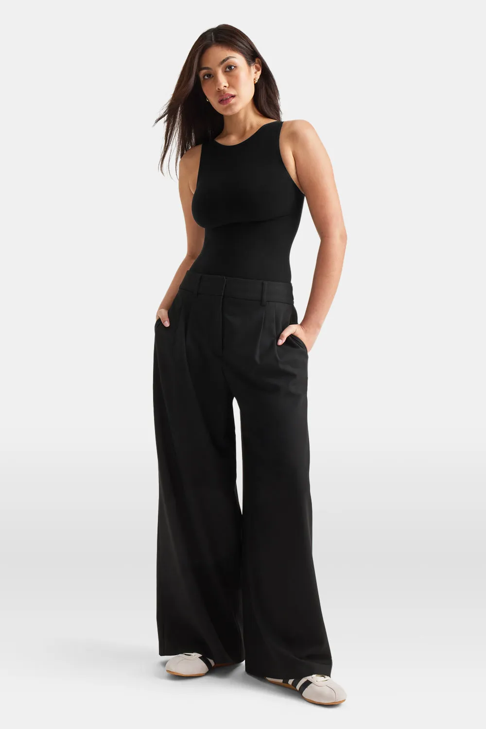 365 Contour Boat Neck Bodysuit - Shadow Black sold by TALA product image thumbnail 3