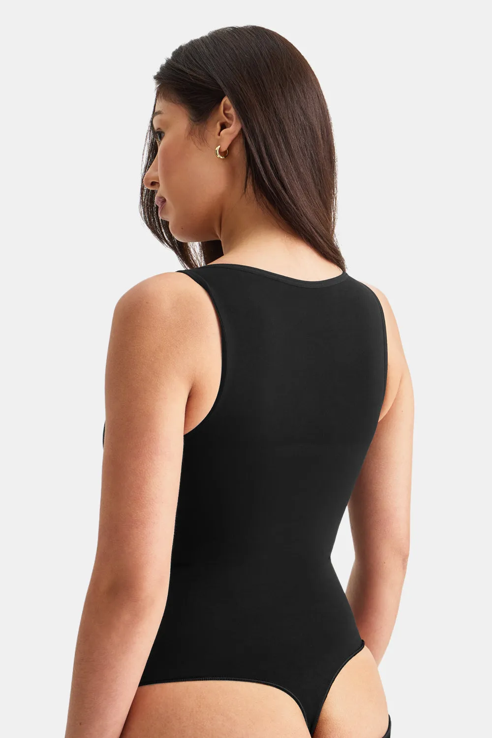 365 Contour Boat Neck Bodysuit - Shadow Black sold by TALA product image thumbnail 5