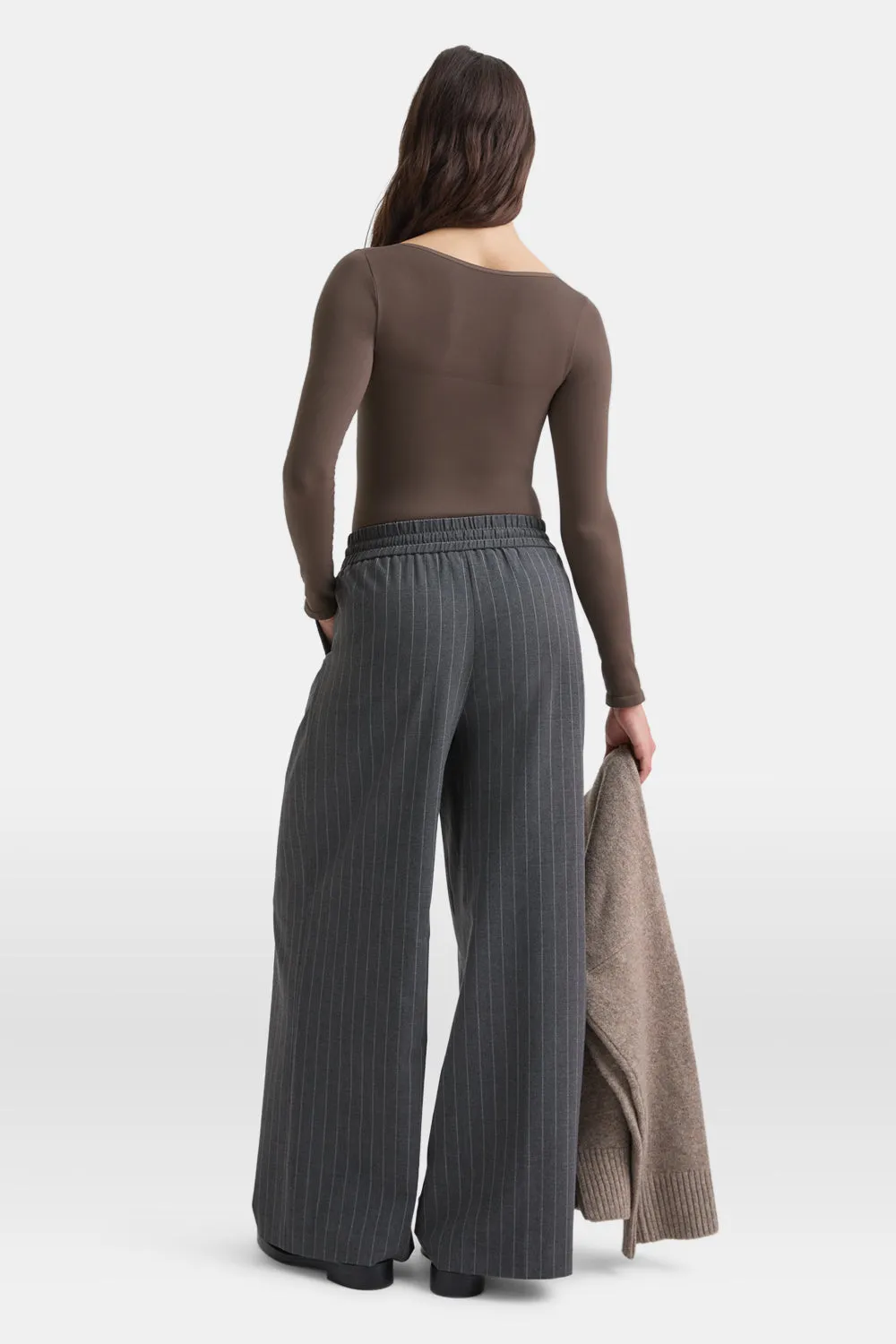 365 Contour Square Neck Bodysuit - Mocha sold by TALA product image thumbnail 4