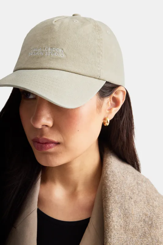 TALA Design Studio Embroidery Cap - Soft Khaki sold by TALA