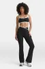 DayFlex Wrap Flared Yoga Pant - Shadow Black & Ivory sold by TALA