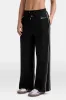 Contrast Piping Track Pant - Shadow Black sold by TALA