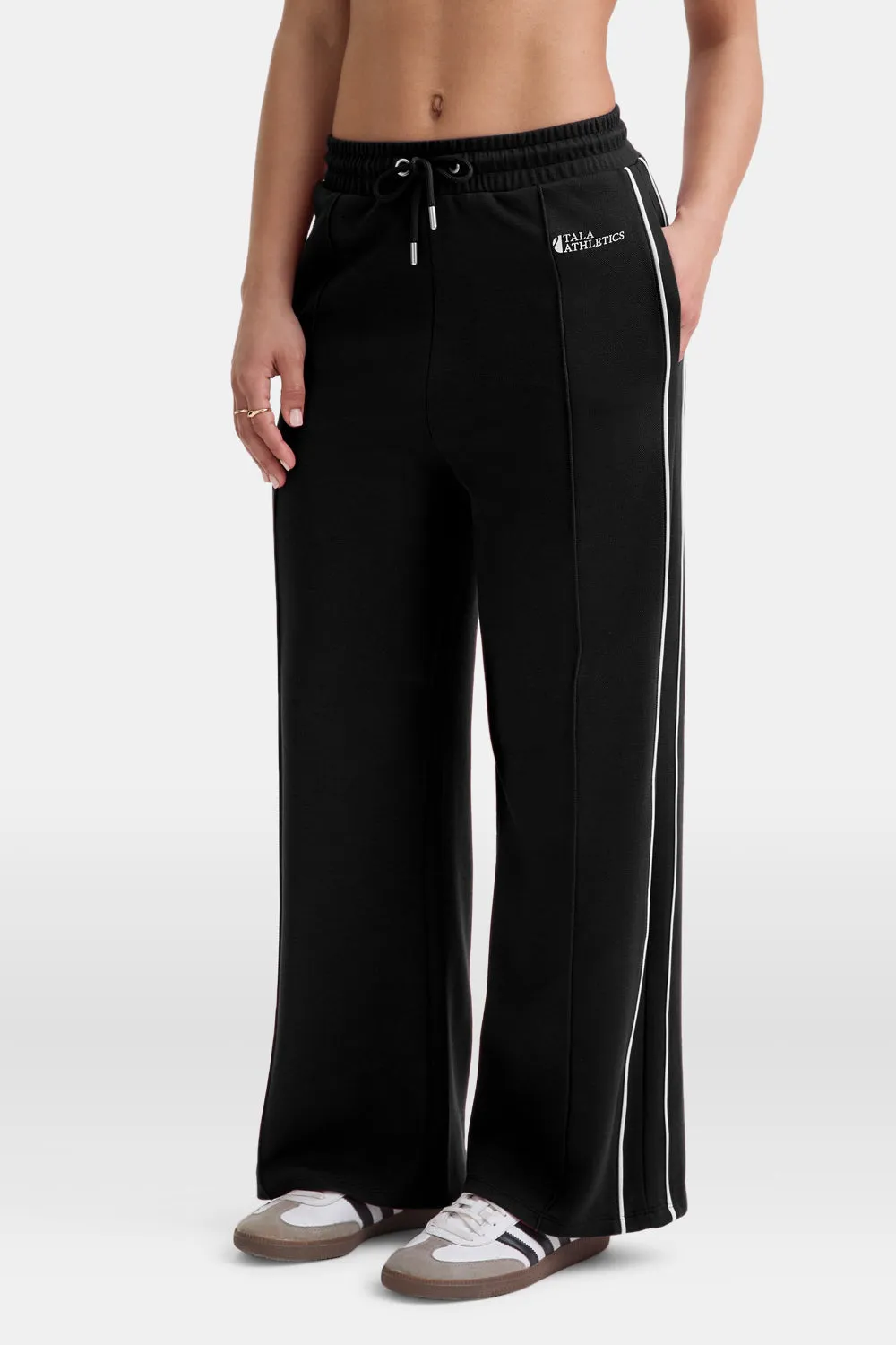 Contrast Piping Track Pant - Shadow Black sold by TALA product image thumbnail 3