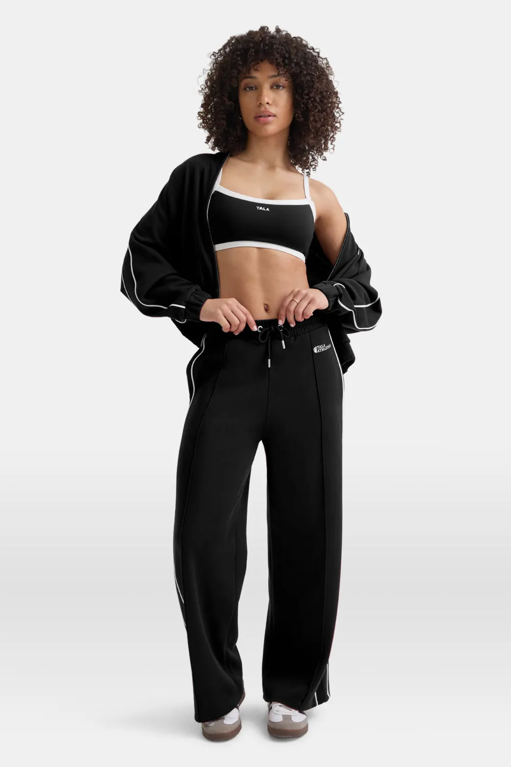 Contrast Piping Track Pant - Shadow Black sold by TALA product image thumbnail 2