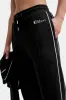 Contrast Piping Track Pant - Shadow Black sold by TALA