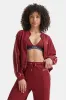 Contrast Piping Track Jacket - Vintage Red sold by TALA