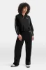 Contrast Piping Track Jacket - Shadow Black sold by TALA
