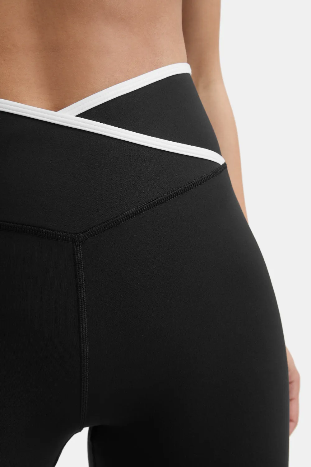 DayFlex Wrap High Waisted Legging - Shadow Black & Ivory sold by TALA product image thumbnail 4