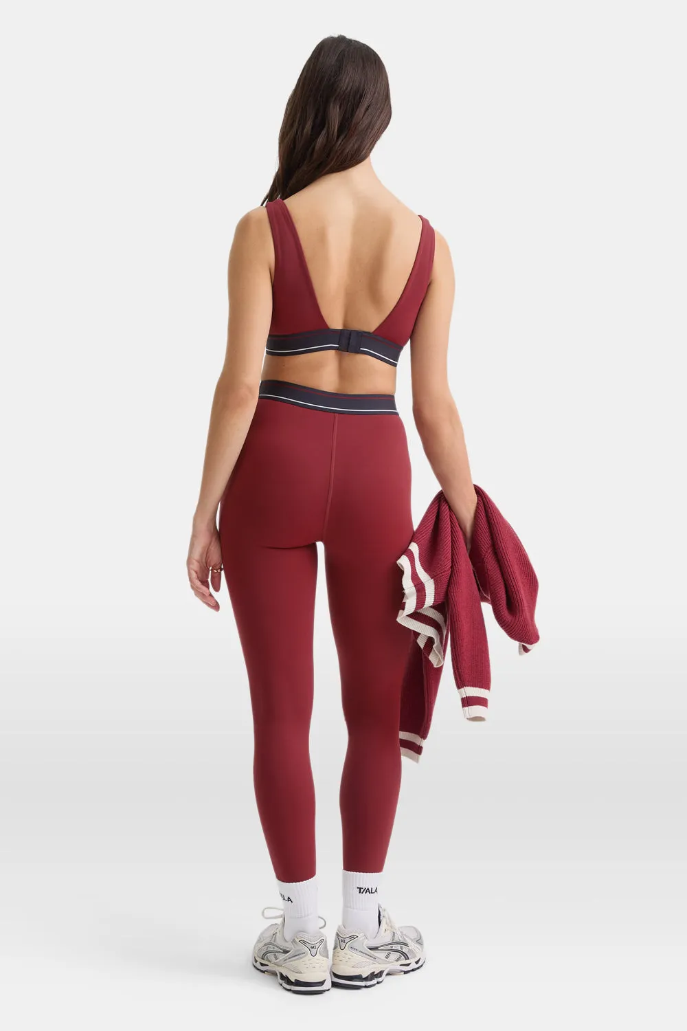 DayFlex Logo Waistband Legging - Vintage Red sold by TALA product image thumbnail 4