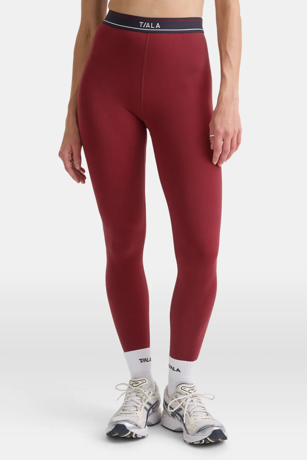 DayFlex Logo Waistband Legging - Vintage Red sold by TALA product image thumbnail 3