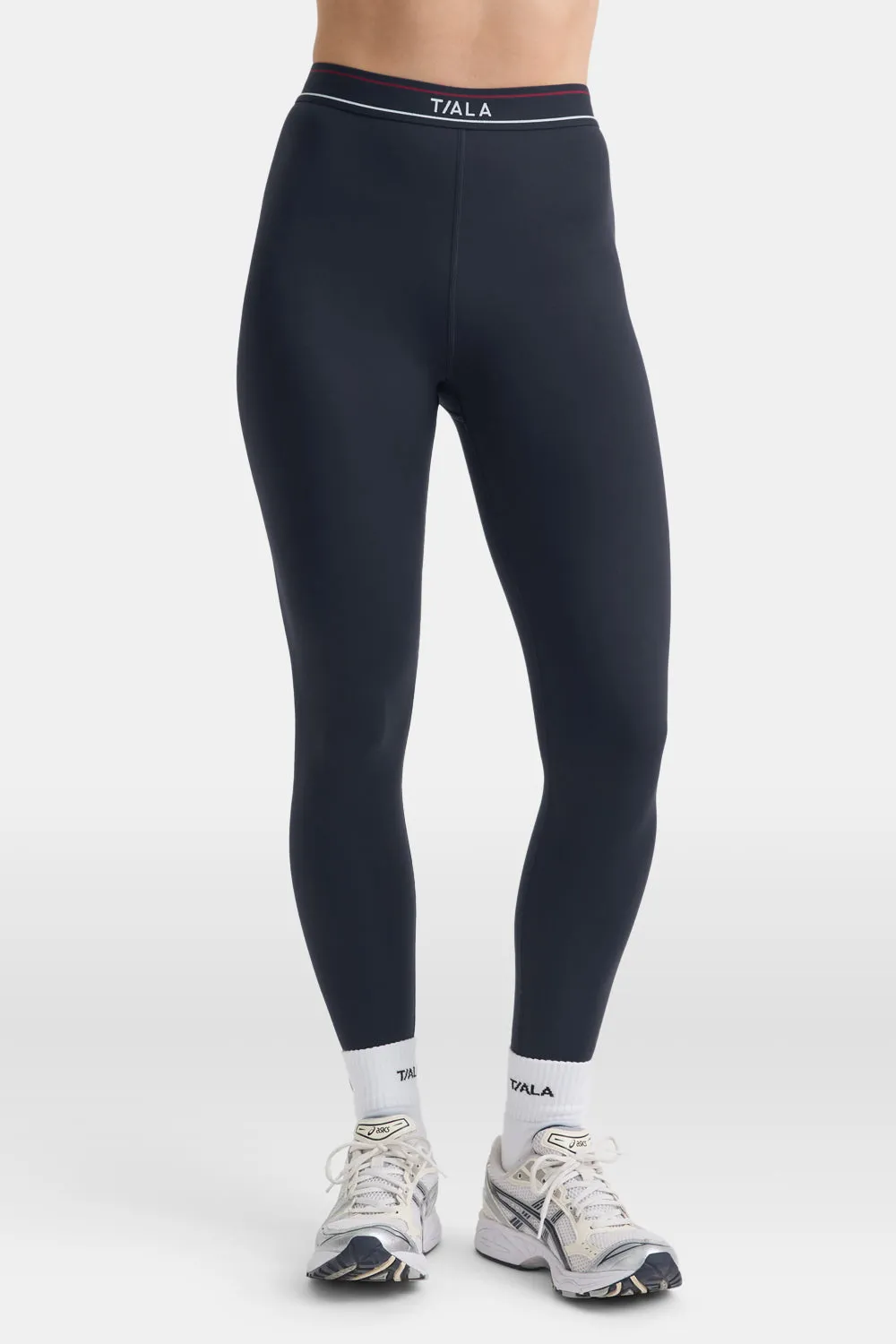 DayFlex Logo Waistband Legging - Midnight Navy sold by TALA product image thumbnail 3