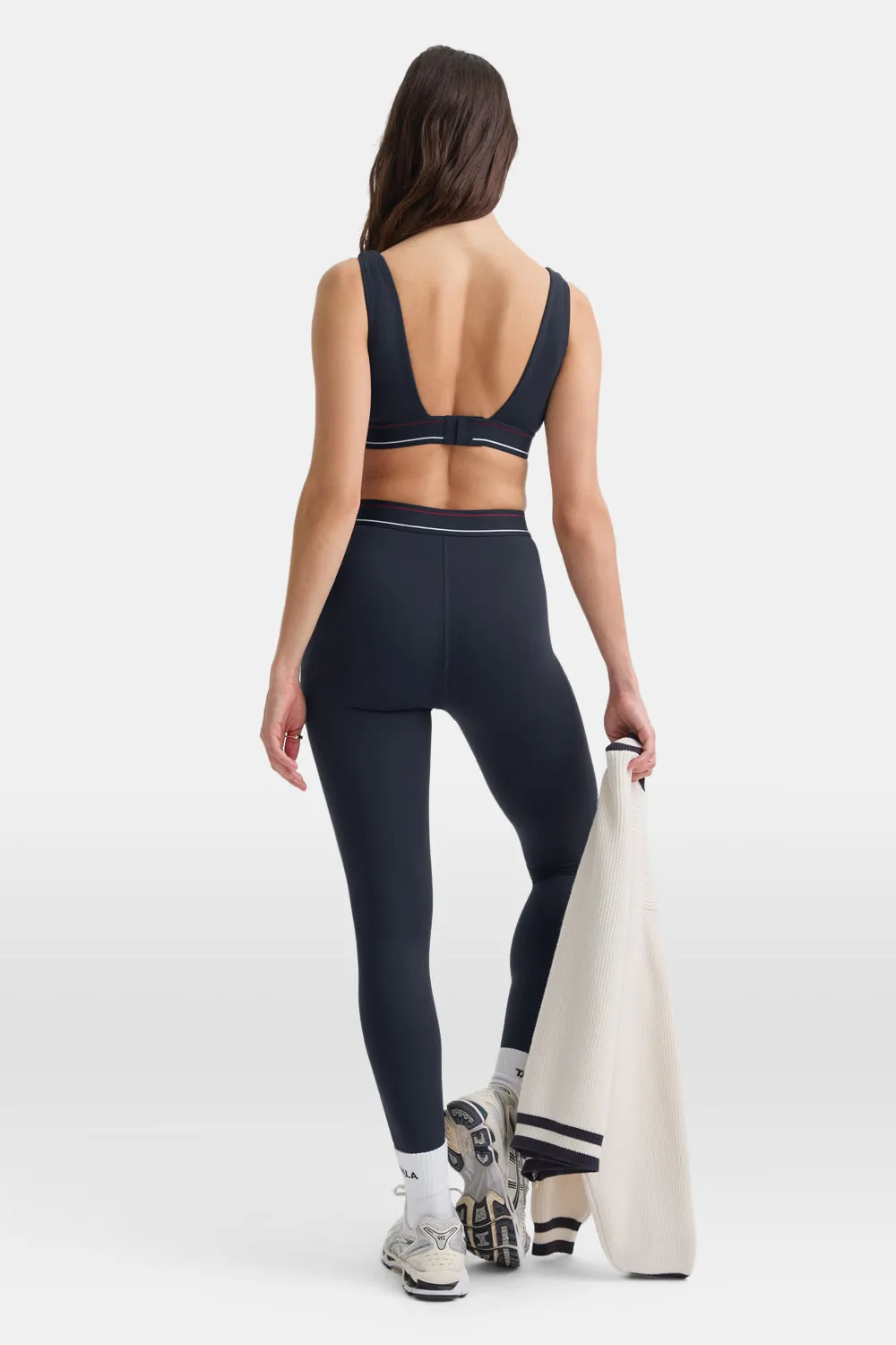 DayFlex Logo Waistband Legging - Midnight Navy sold by TALA product image thumbnail 5