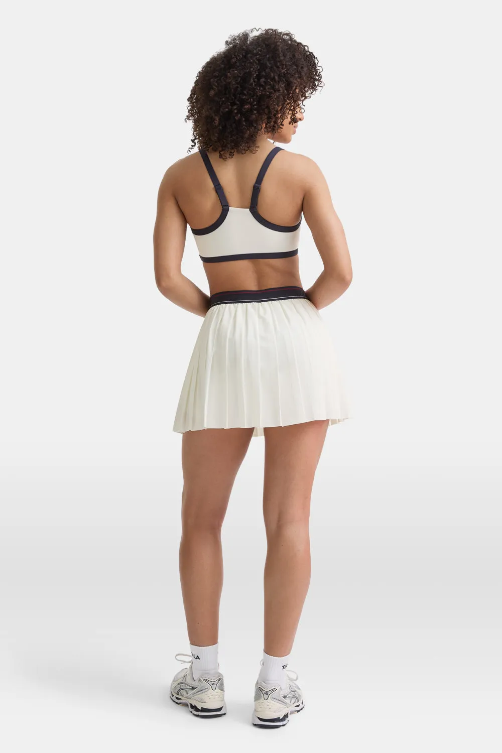 DayFlex Logo Pleated Skort - Ivory sold by TALA product image thumbnail 5