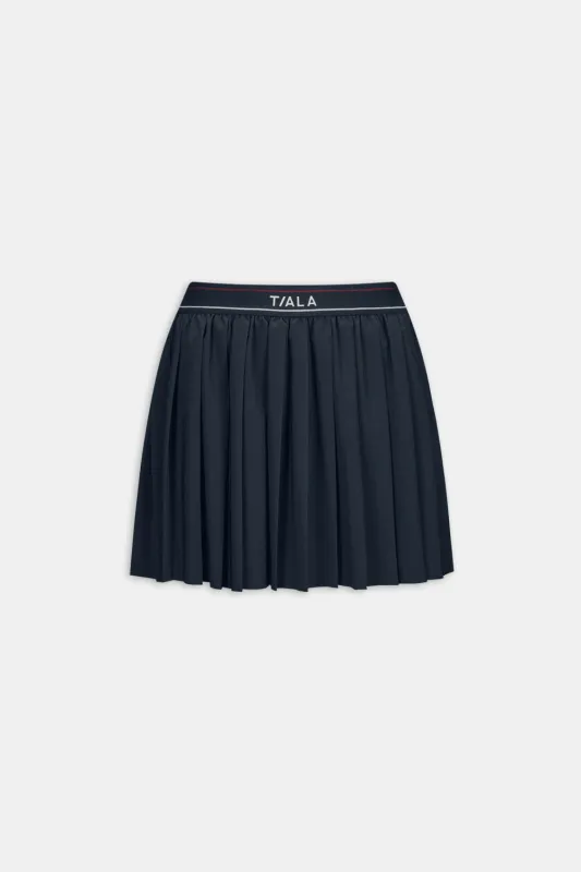 DayFlex Logo Pleated Skort - Midnight Navy sold by TALA