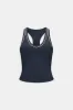 DayFlex Built-In Support V Neck Racer Vest - Midnight Navy sold by TALA