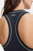 DayFlex Built-In Support V Neck Racer Vest - Midnight Navy sold by TALA