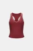 DayFlex Built-In Support V Neck Racer Vest - Vintage Red sold by TALA