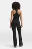 DayFlex Built-In Support V Neck Racer Vest - Shadow Black sold by TALA