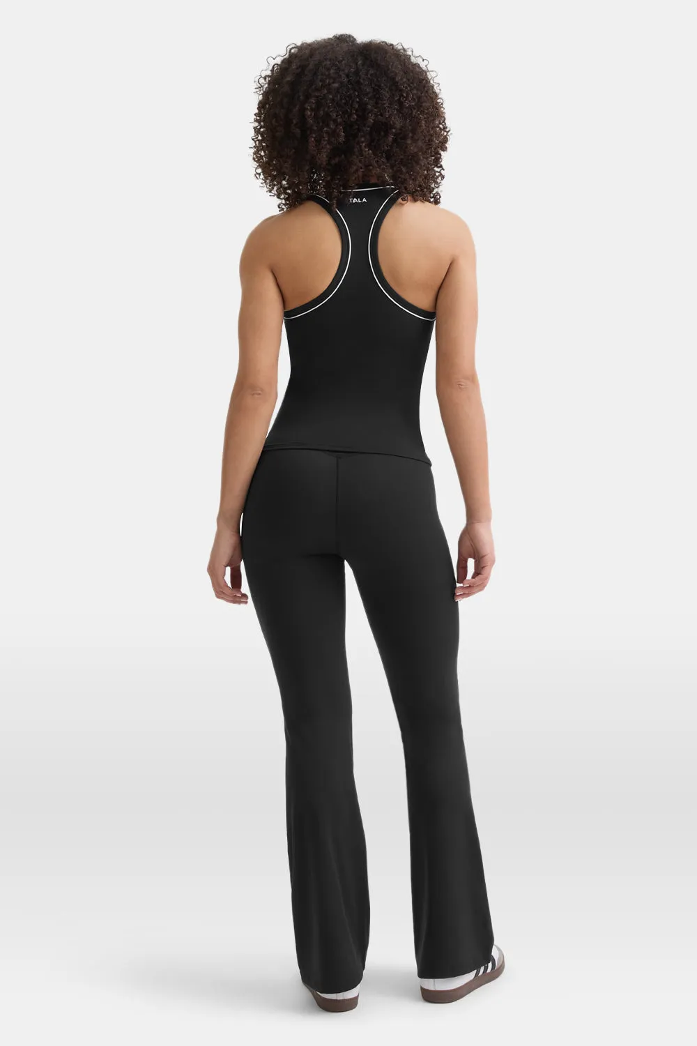 DayFlex Built-In Support V Neck Racer Vest - Shadow Black sold by TALA product image thumbnail 5