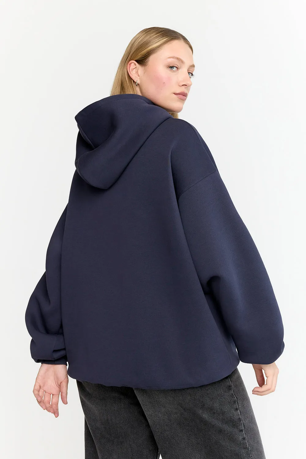 OVERSIZED CLUB HOODIE - NAVY sold by TALA product image thumbnail 3