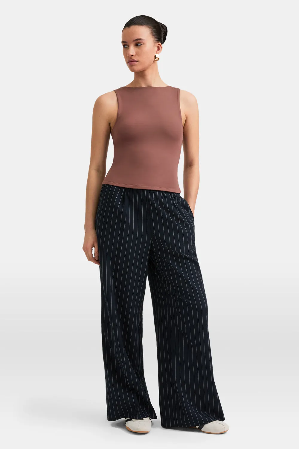 365 Boat Neck Tank - Clay sold by TALA product image thumbnail 3