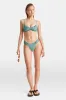 Gathered Bikini Bottom - Teal sold by TALA