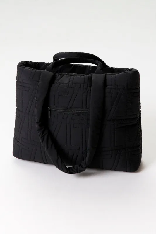 Essential Padded Tote Bag - Black made by TALA