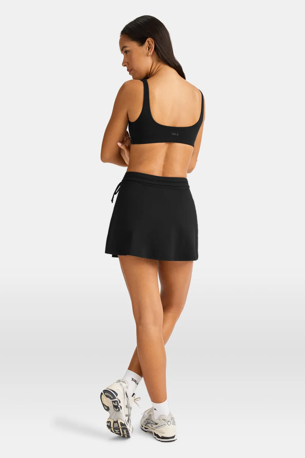 DayFlex Side Tie Skort - Shadow Black sold by TALA product image thumbnail 4