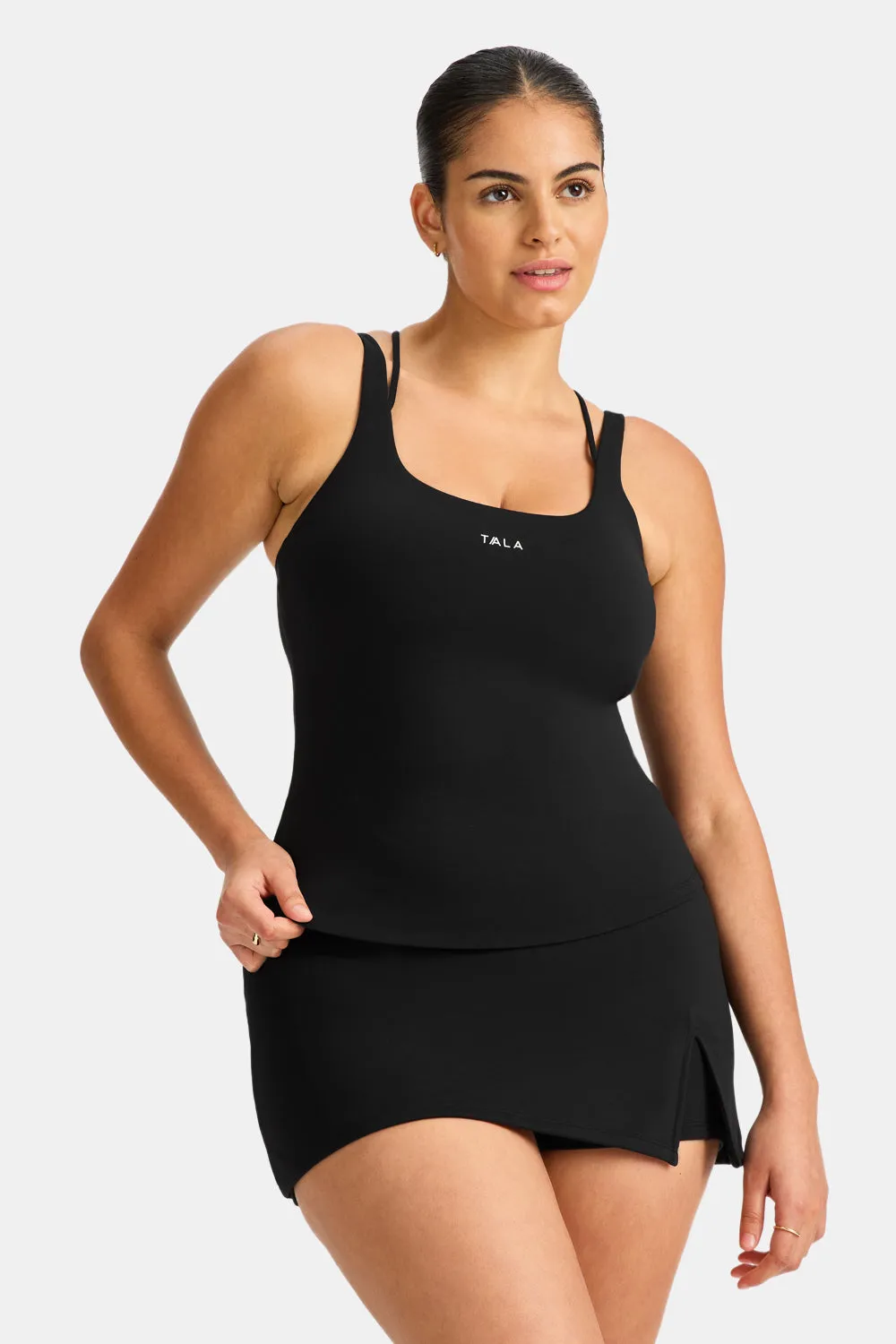 SkinLuxe Multi-Strap Sports Vest - Black sold by TALA