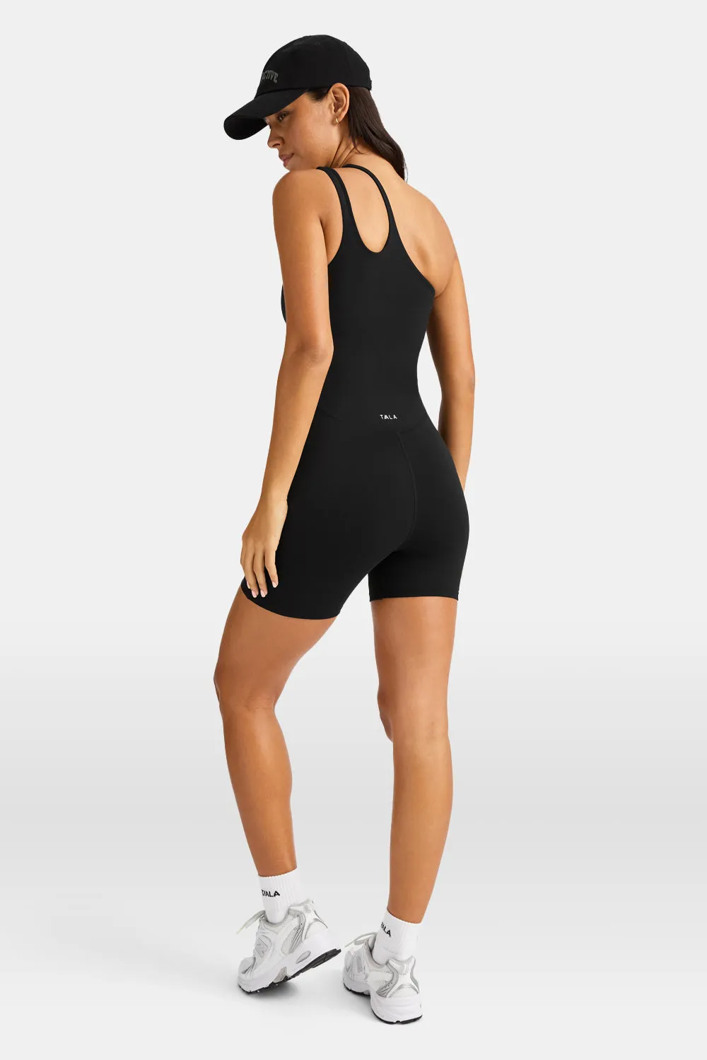 SkinLuxe Asymmetric Unitard - Shadow Black sold by TALA product image thumbnail 4