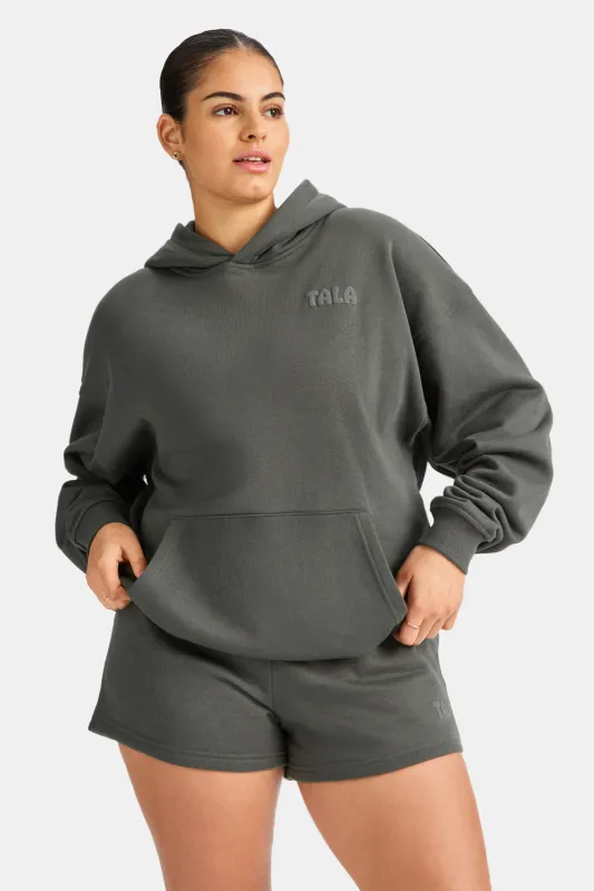 TALA Le Soleil Oversized Hoodie  - Dark Olive sold by TALA