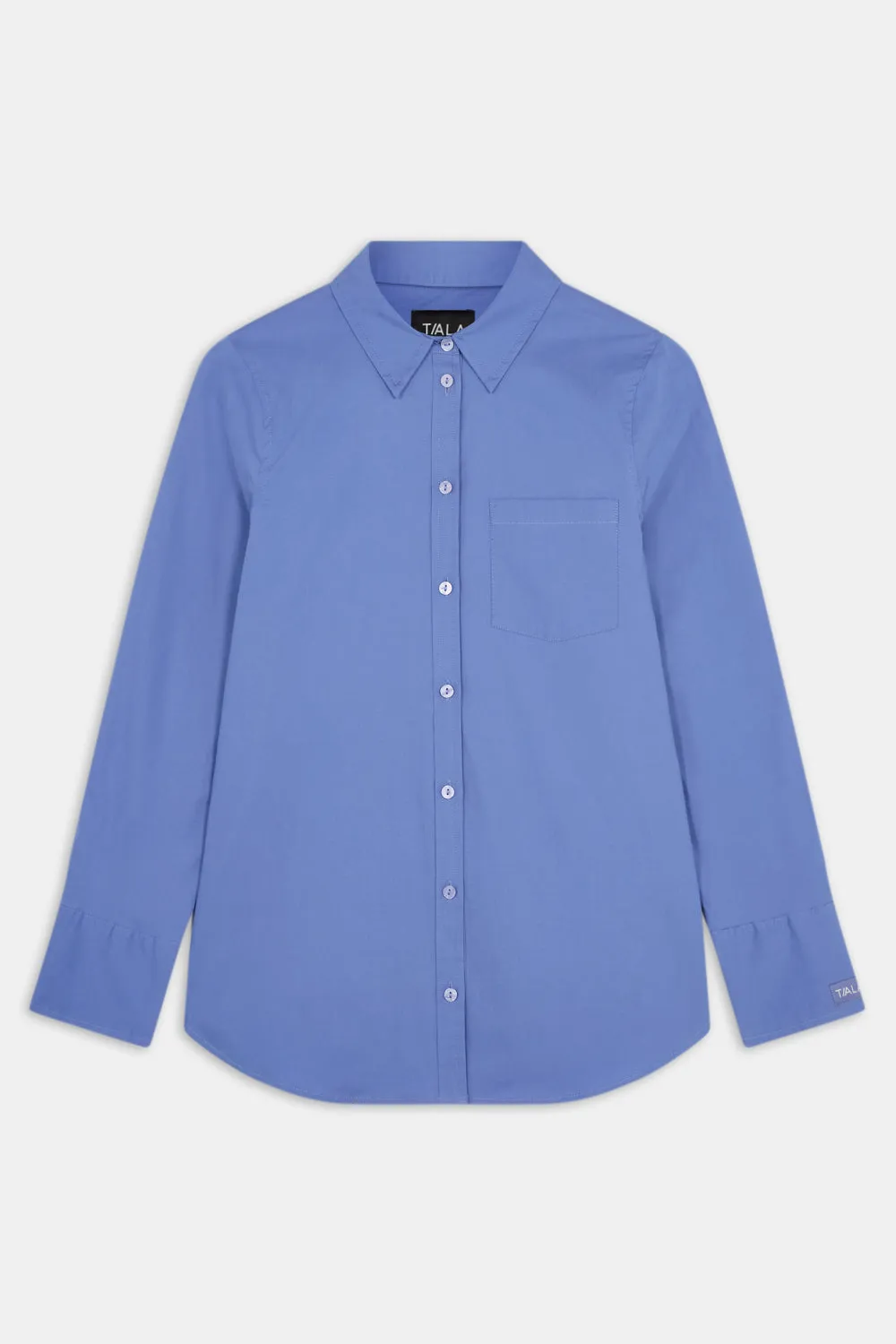 Poplin Shirt - Positano Blue sold by TALA product image thumbnail 2