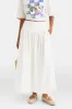 Poplin Maxi Skirt - Coconut Milk sold by TALA