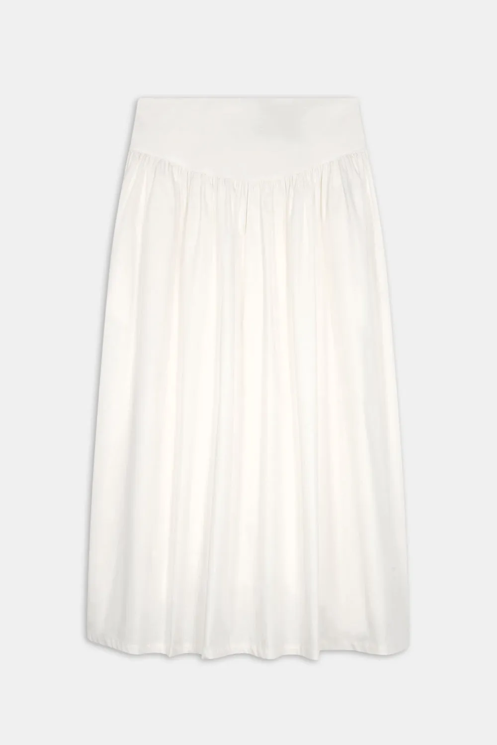 Poplin Maxi Skirt - Coconut Milk sold by TALA product image thumbnail 2