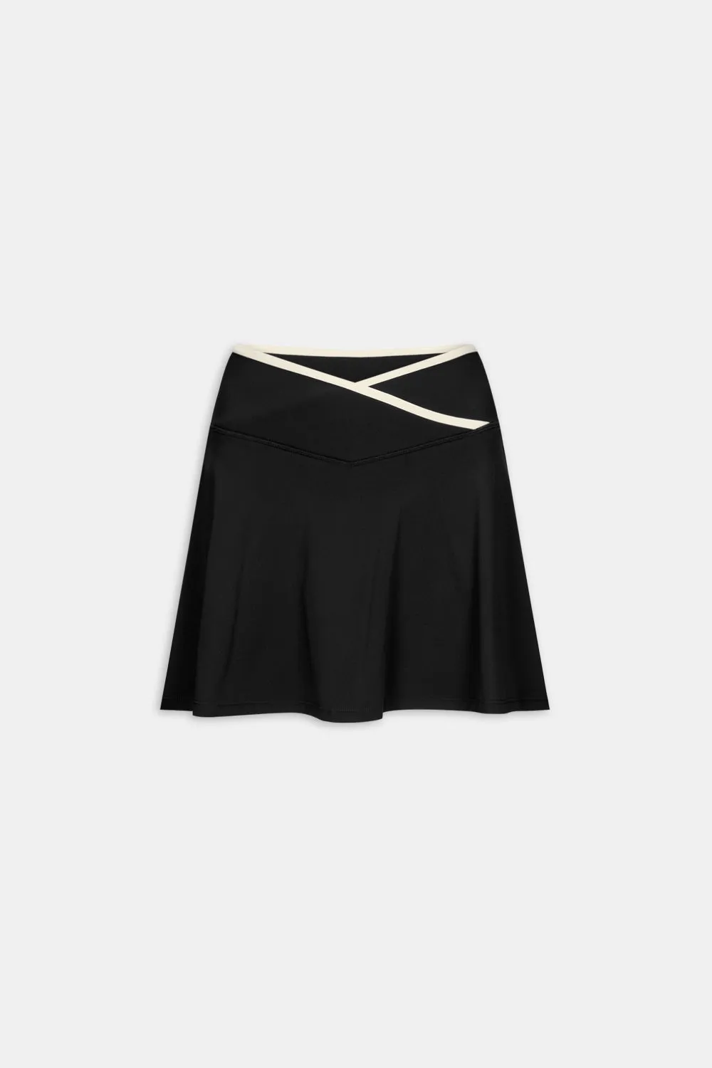DayFlex Wrap Waist Skort - Shadow Black & Ivory sold by TALA product image thumbnail 2