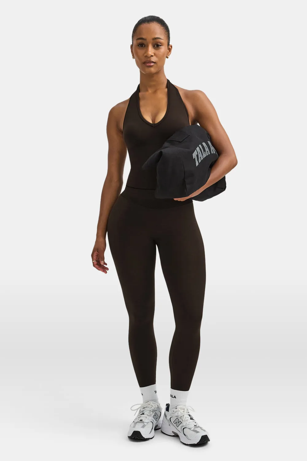 Sculpt Seamless Halter Tank - Americano sold by TALA product image thumbnail 5