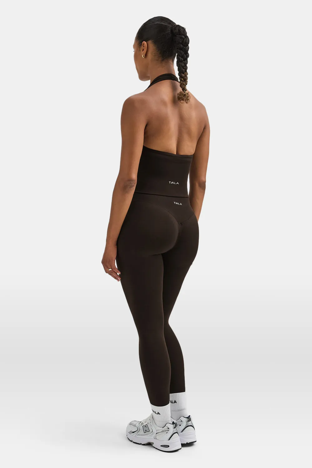 Sculpt Seamless Halter Tank - Americano sold by TALA product image thumbnail 4