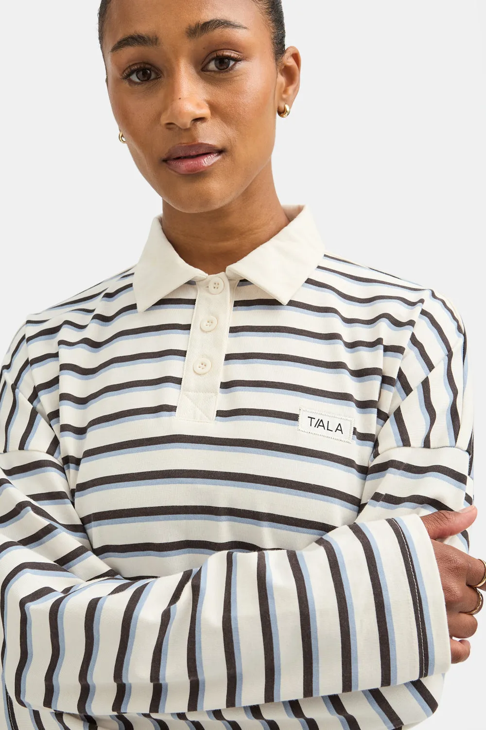Rugby Polo Shirt - Striped sold by TALA product image thumbnail 5